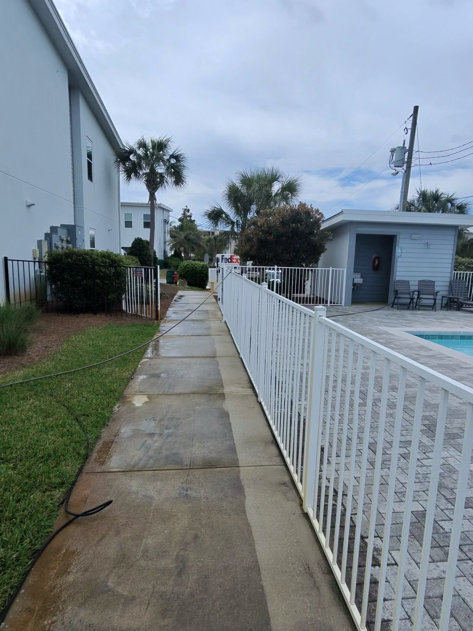 Yard maintenance project